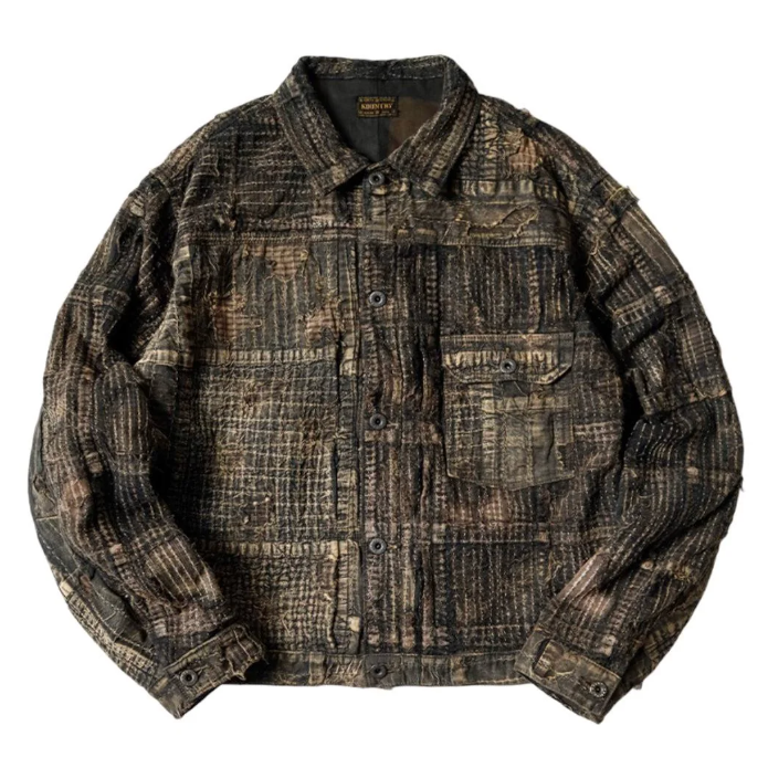 Kapital TEACORE Black Boro Spring 1st Jacket