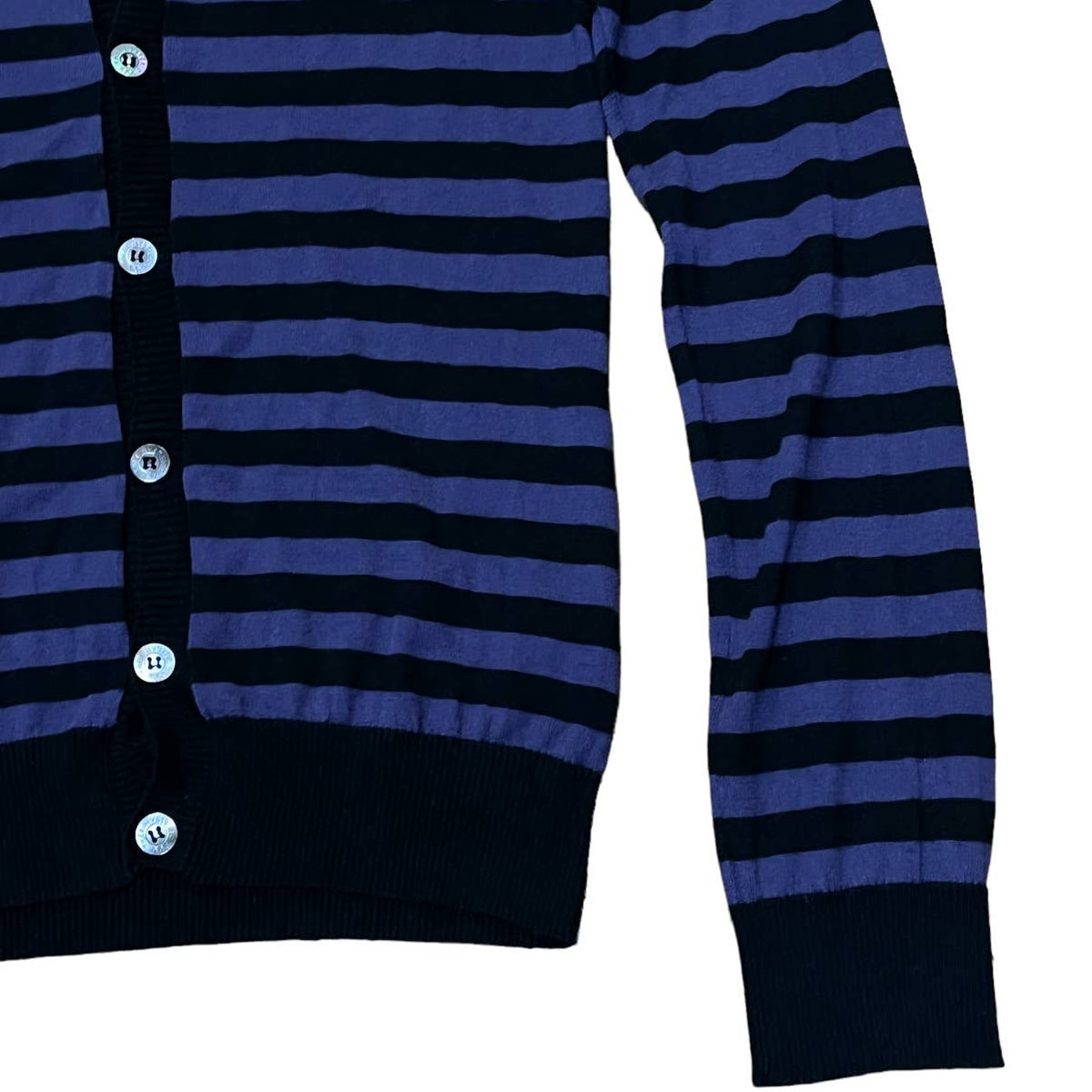 Hysteric Glamour Stripe Cardigan Top