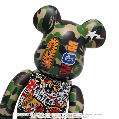 BAPE X LBWK Livaken Kun ABC CAMO BE@RBRICK 100% & 400%