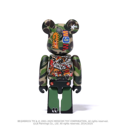 BAPE X LBWK Livaken Kun ABC CAMO BE@RBRICK 100% & 400%