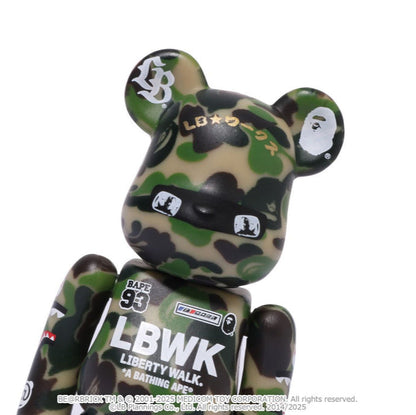 BAPE X LBWK Livaken Kun ABC CAMO BE@RBRICK 100% & 400%