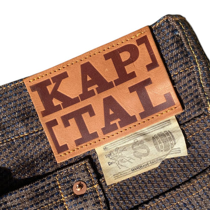 Kapital Century Denim 5P Stone No. 5 Diamond Pattern