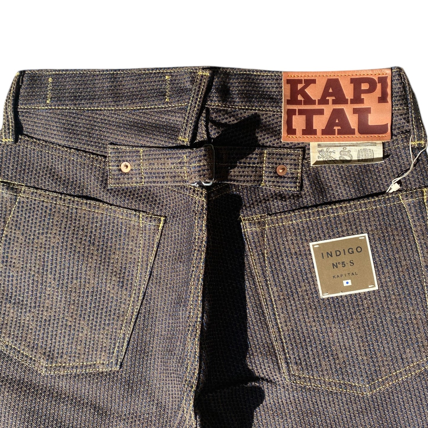 Kapital Century Denim 5P Monkey Cisco No. 5 Diamond Pattern