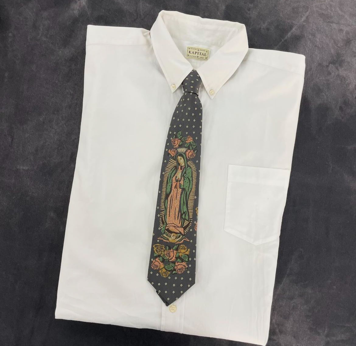 Kapital Silk Twill Maria Tie