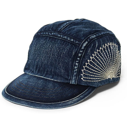 Kapital 10oz IDG × IDG Denim Camp Cap (Furoshiki Embroidery)