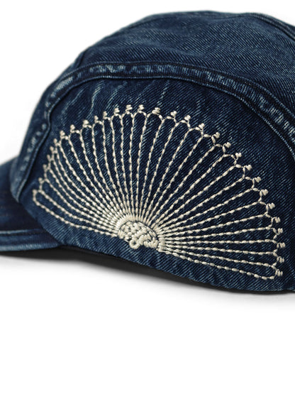 Kapital 10oz IDG × IDG Denim Camp Cap (Furoshiki Embroidery)