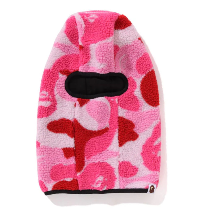 Bape ABC BOA Fleece Balaclava Pink