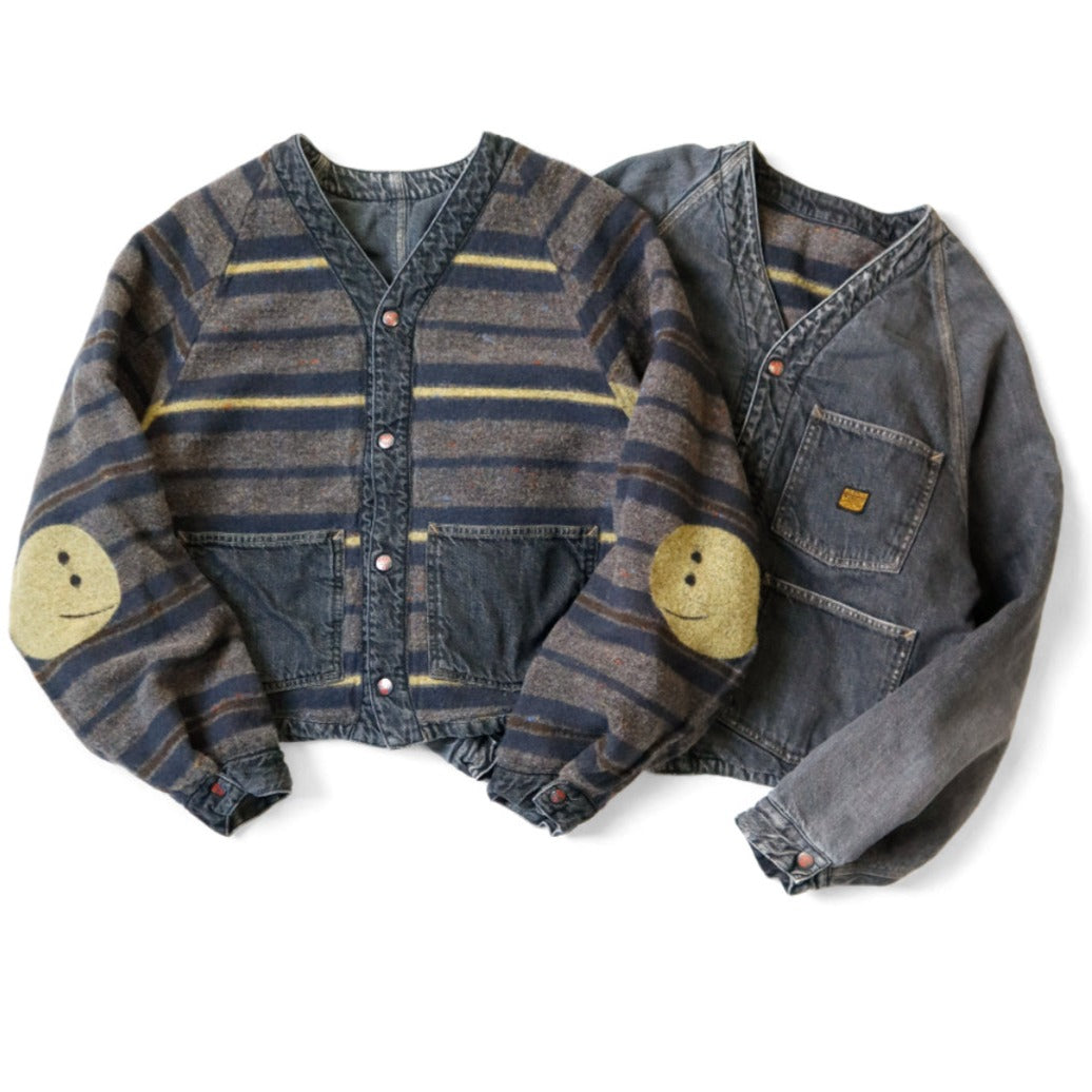 Kapital 11.5oz Denim Profile Rainbowy Lining Railroad Jacket