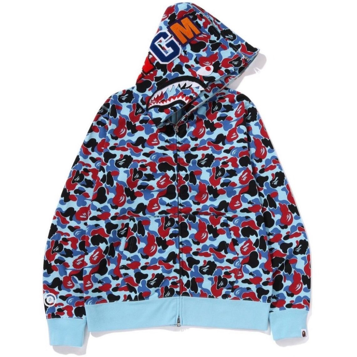 Bape Chicago Separate Shark Full Zip Hoodie