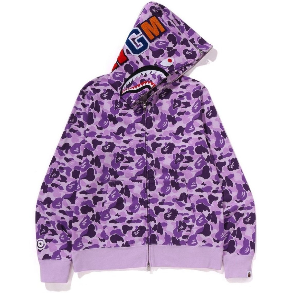 Bape Taipei Separate Shark Full Zip Hoodie