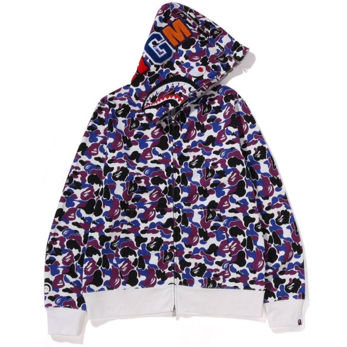 Bape Hong Kong Separate Shark Full Zip Hoodie