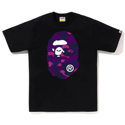 Bape Color Camo Ape Head Tee