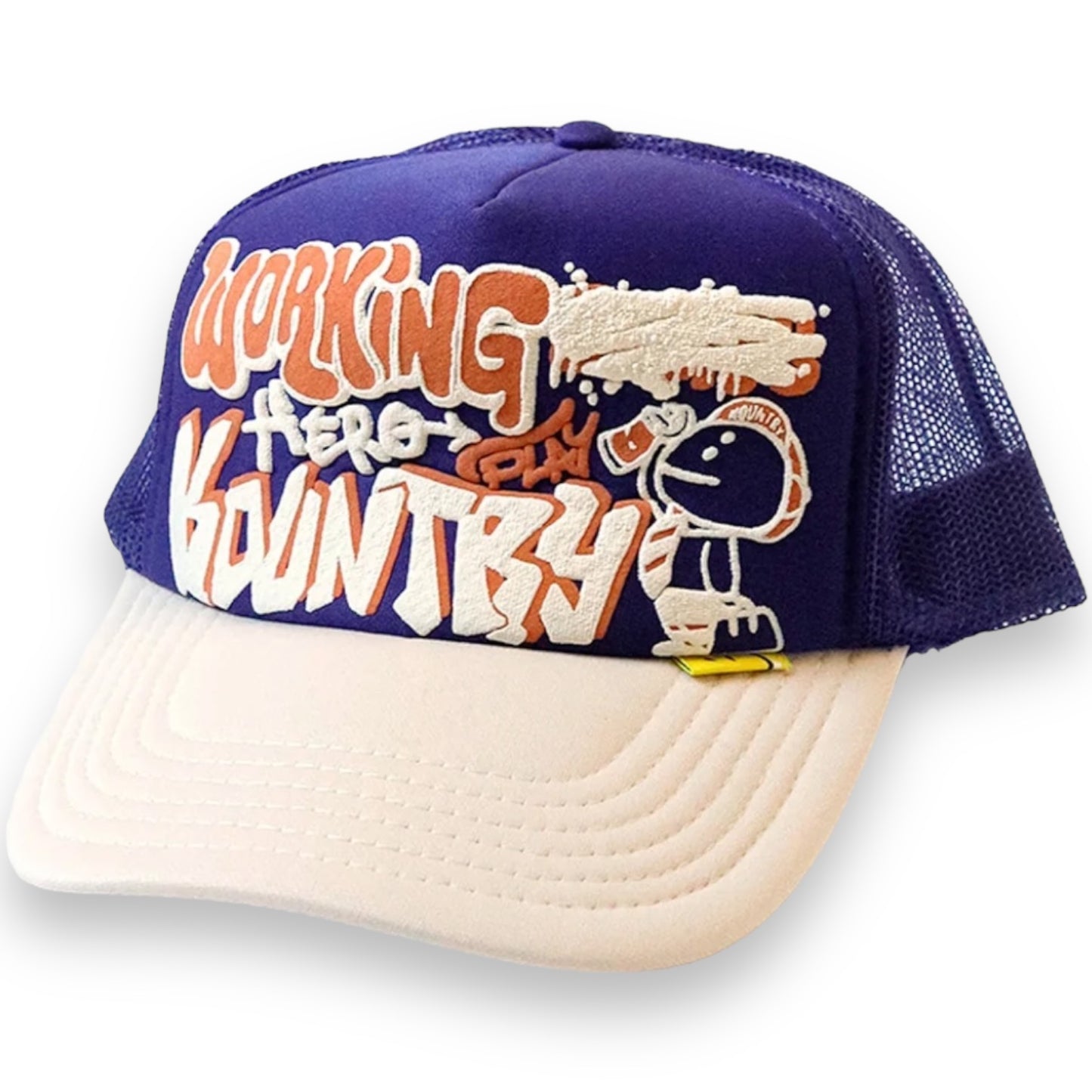 Kapital Kountry Working Class Hero Graffiti Trucker Cap