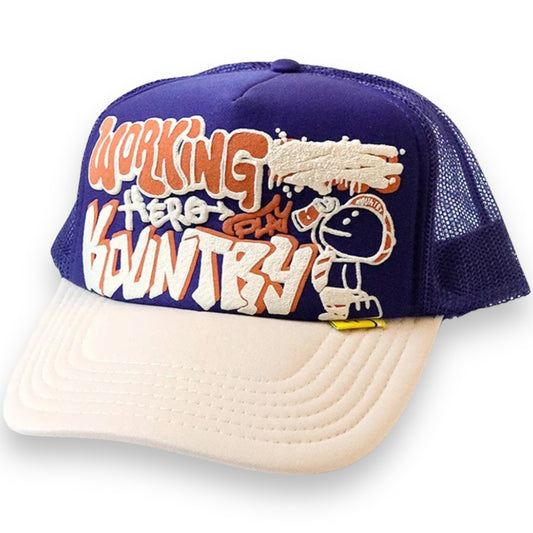 Kapital Kountry Working Class Hero Graffiti Trucker Cap