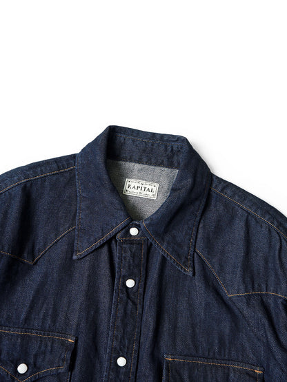 Kapital 8oz Denim Husky Western Shirt