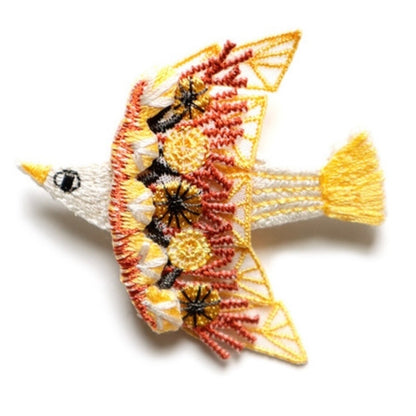 Kapital 3D Embroidery Sparrow Pin