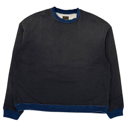 Kapital Fleece x Denim Quilting 2Tone Big Sweatshirt