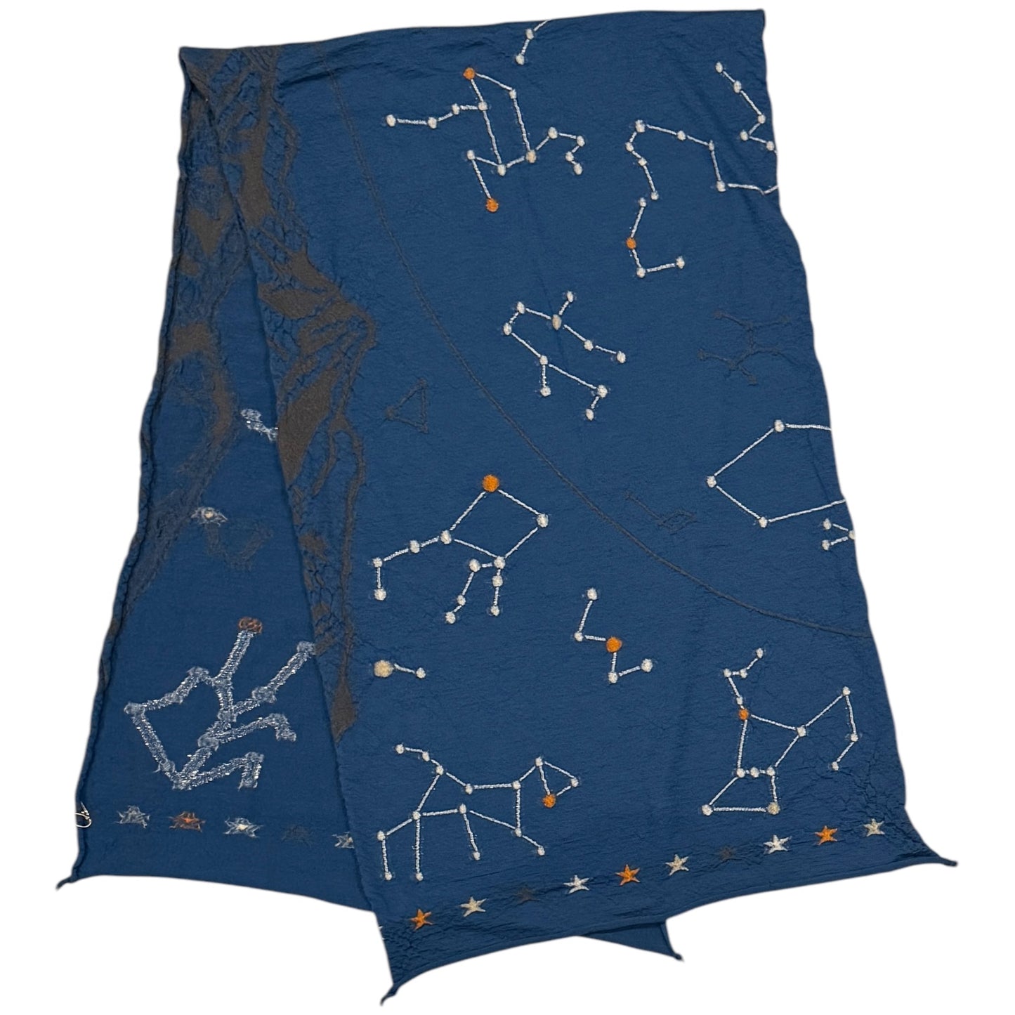 Kapital Felted Wool Constellation Scarf