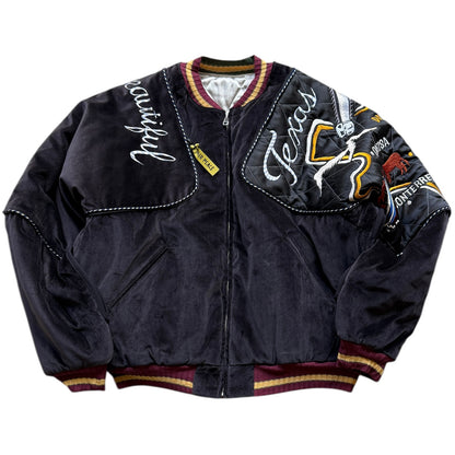 Kapital Velveteen Siamese Bomber Jacket (Beautiful Texas)