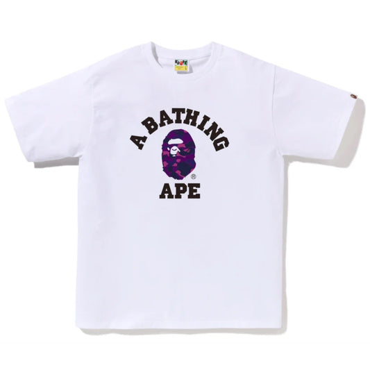 Bape Color Camo College Tee