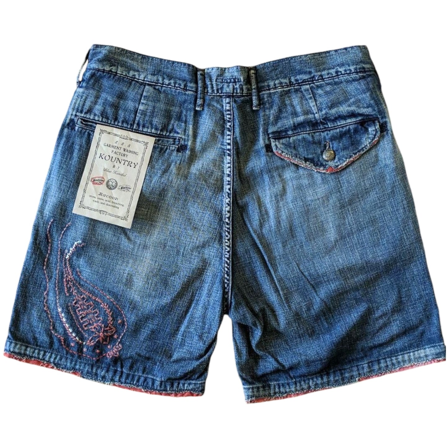 Kapital Denim Paisley Sashiko Shorts (2013)