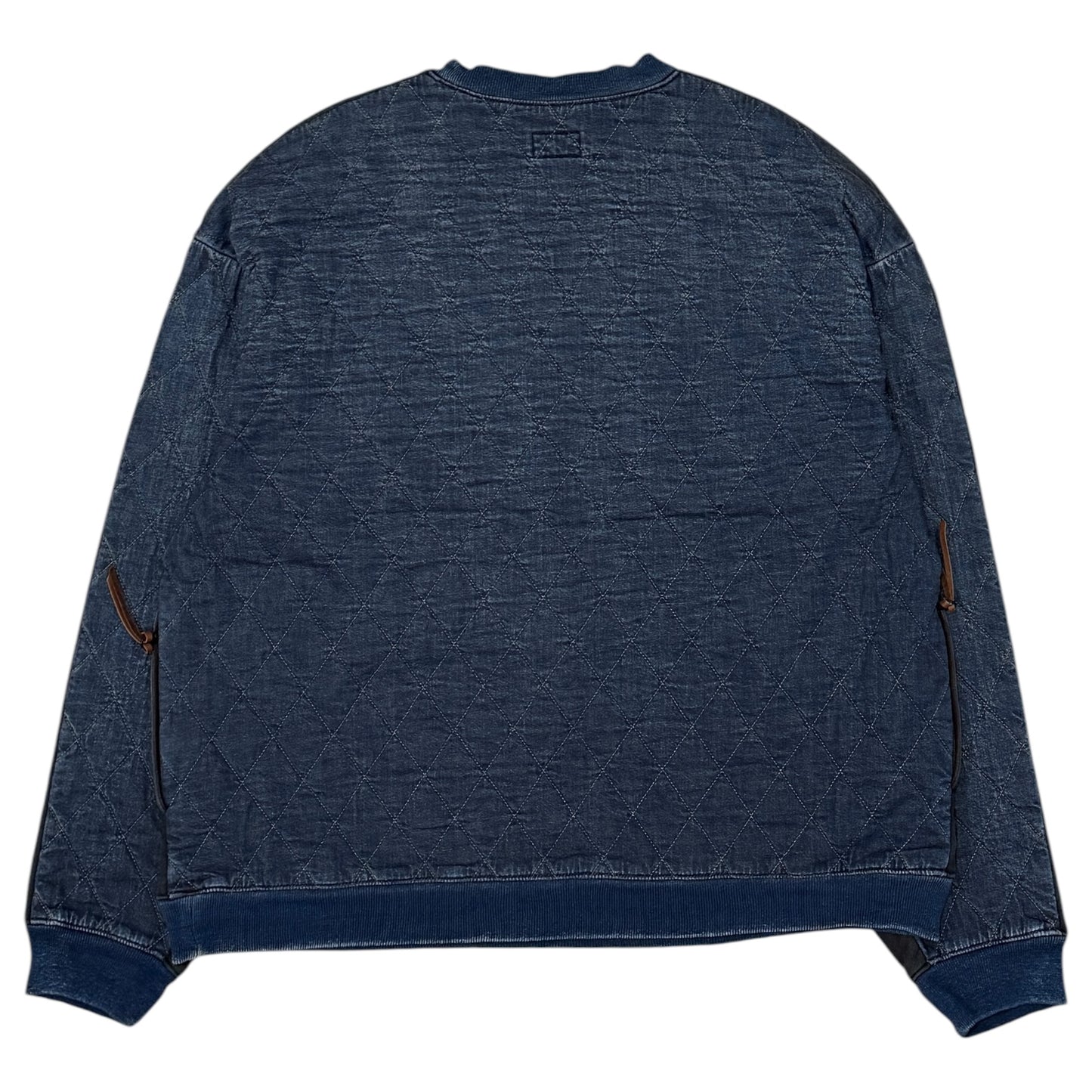 Kapital Fleece x Denim Quilting 2Tone Big Sweatshirt