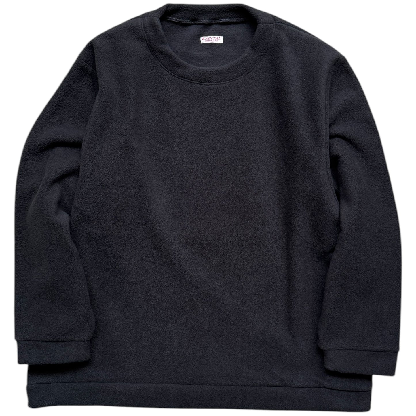 Kapital Reverse Fleece Big Crew Sweater