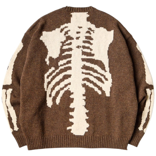 Kapital 5G Wool Bone Crew Sweater