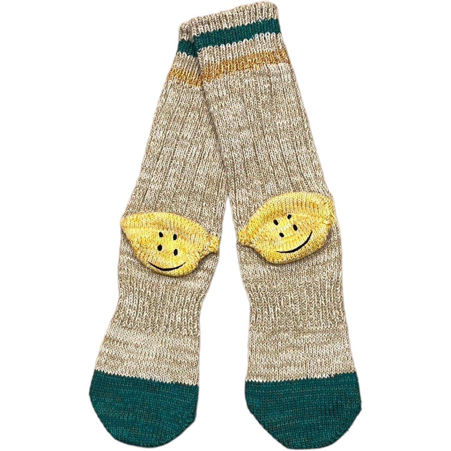 Kapital 60piece Heather Ivy Rainbowy Happy Heel Smile Socks