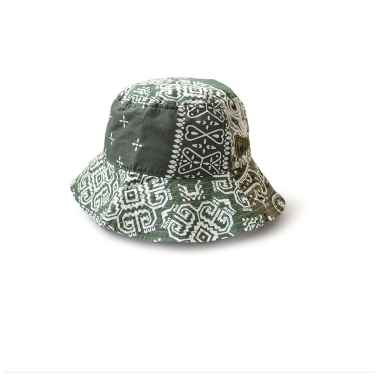 Kapital Bandana Patchwork Bucket Hat (Long Brim)