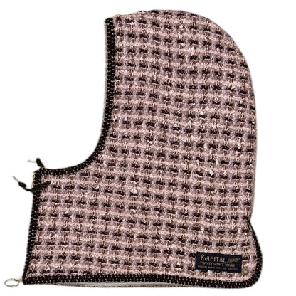 Kapital Fancy Tweed Zip Balaclava Hood