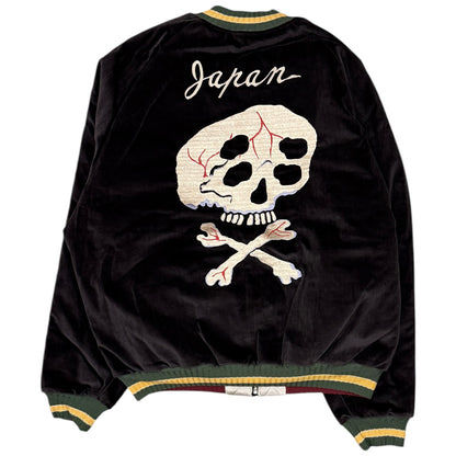 Kapital Velvet Souvenir Jacket (Rain Skull)