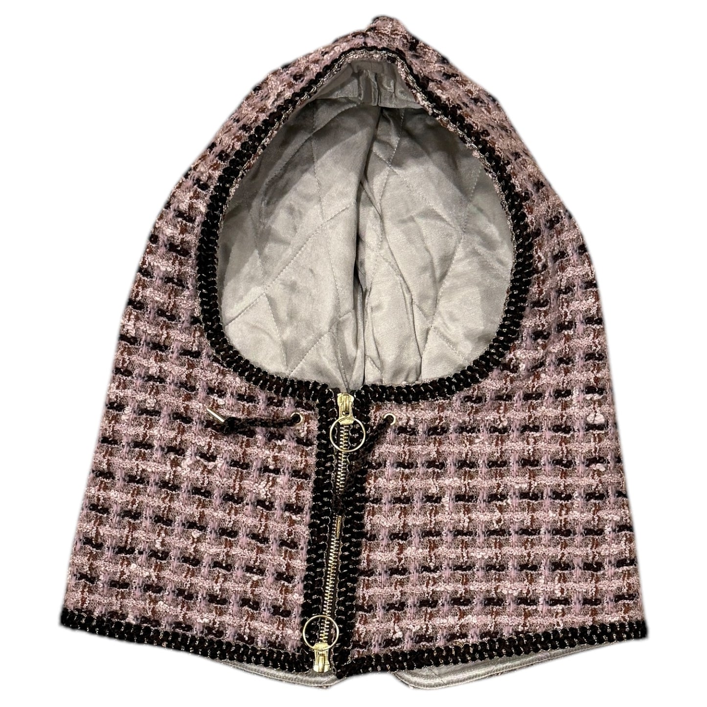 Kapital Fancy Tweed Zip Balaclava Hood