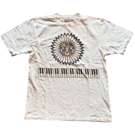 Kapital Tenjiku Crew T-Shirt (Piano & Sun Face Print)