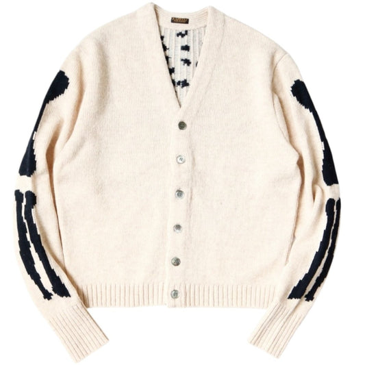 Kapital 5G Wool Bone Short Cardigan