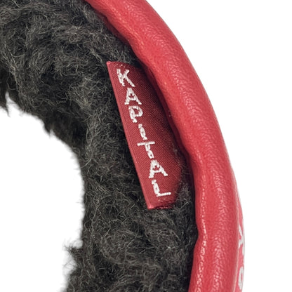 Kapital Leather Paisley Bandana Earmuffs