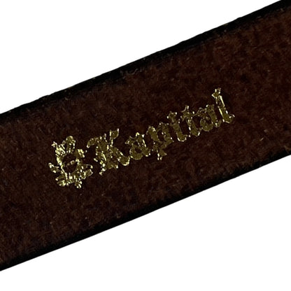 Kapital Leather Triangle Buckle Belt (2012)