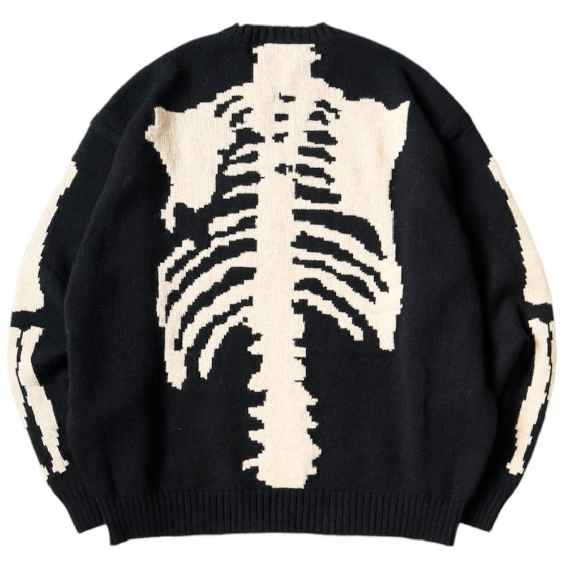 Kapital 5G Wool Bone Crew Sweater