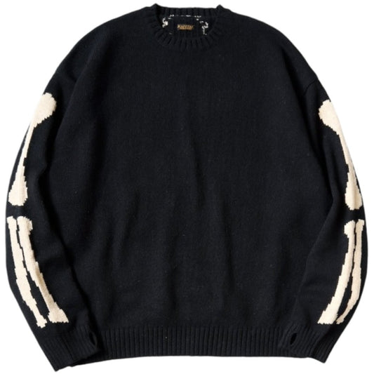 Kapital 5G Wool Bone Crew Sweater