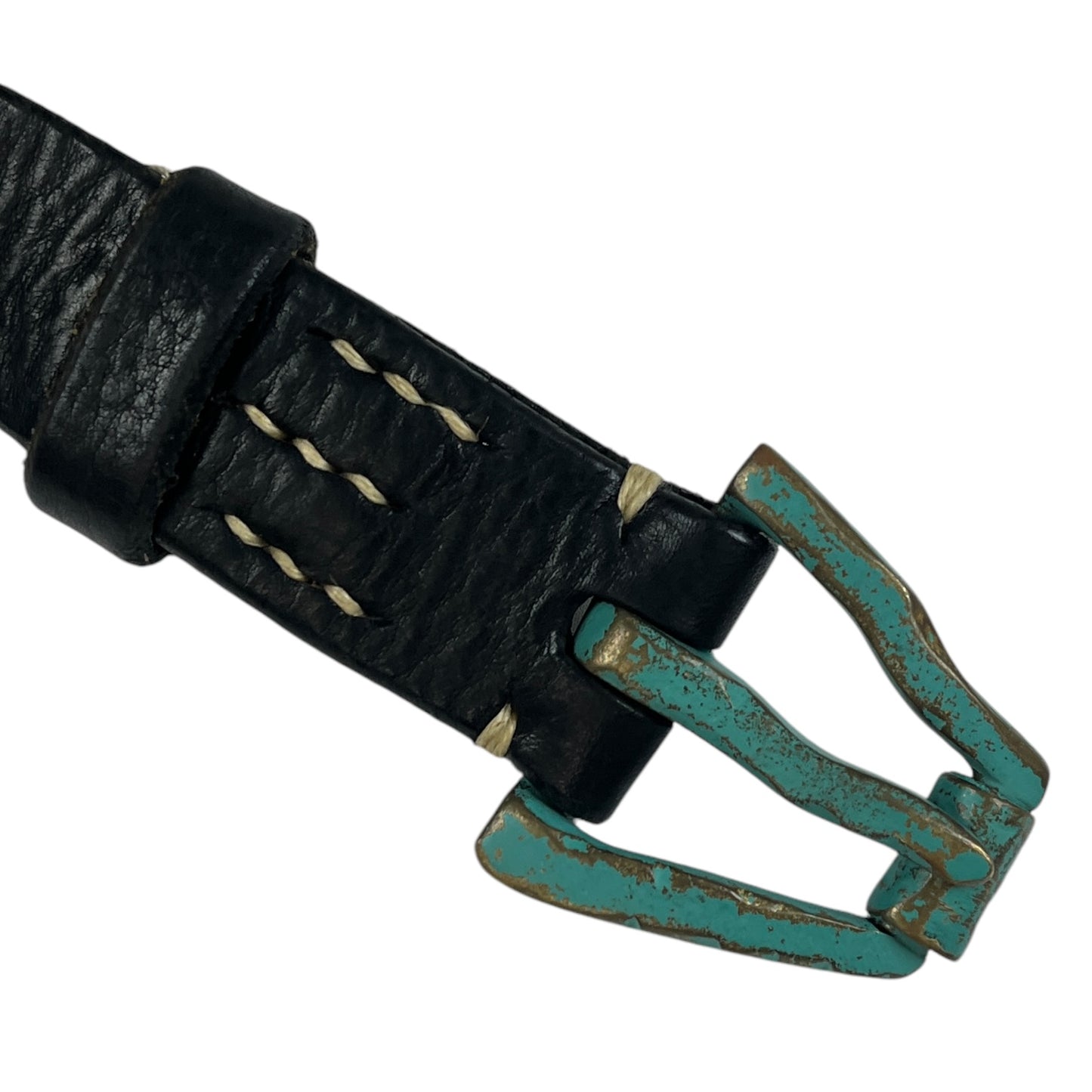 Kapital Aged Leather Studded Belt (2012)