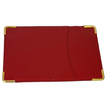 Rolex Leather Cardholder Red