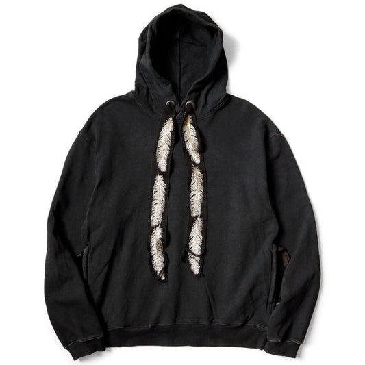 Kapital Fleece Feather Cord Hooded Sweatshirt