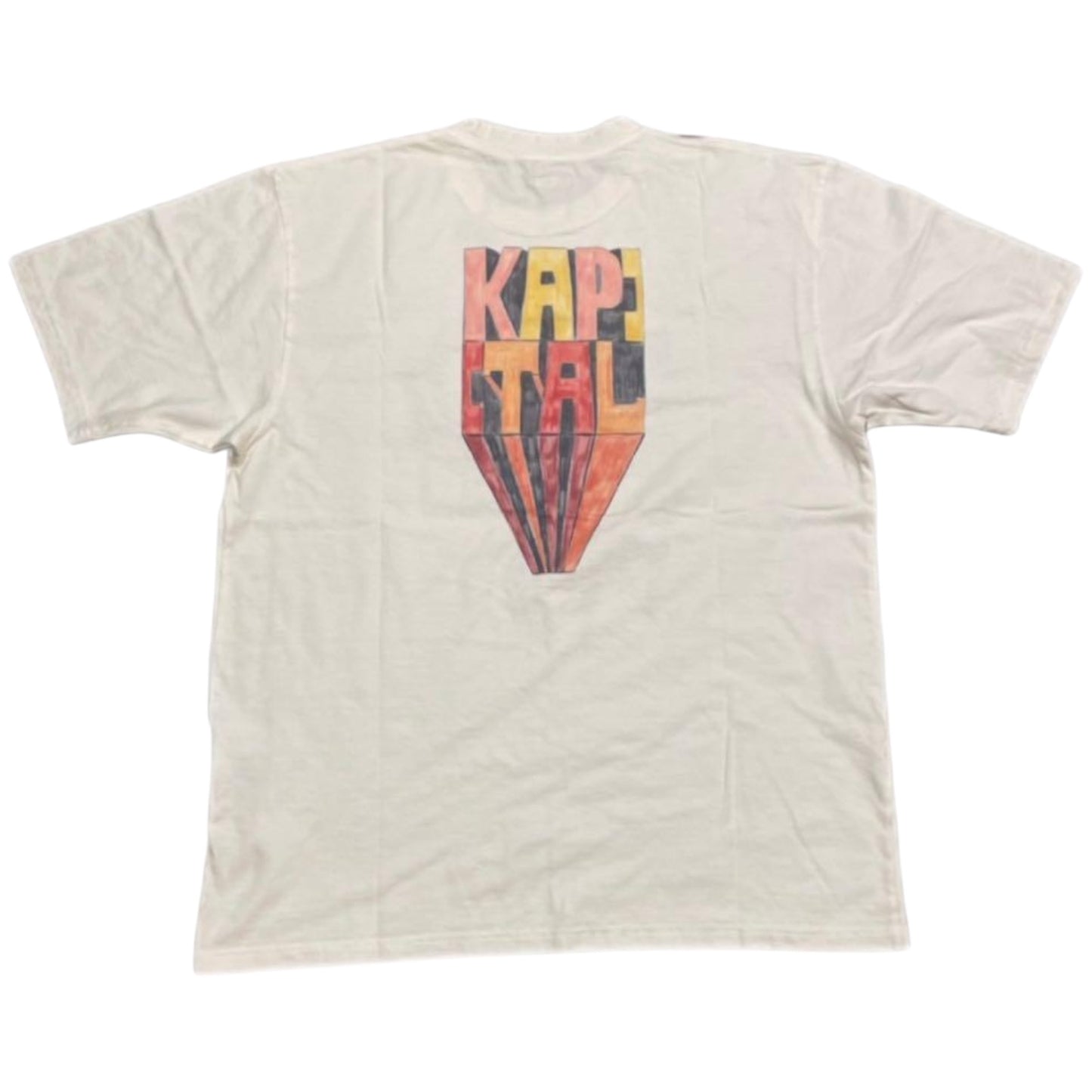 Kapital Tenjiku Crew T-Shirt (Analog Piano Man Print)