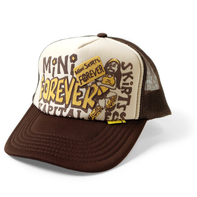 Kapital Legs Mini Skirts Forever Trucker Cap