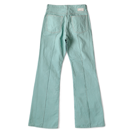 Kapital Cotton Linen Canvas 5P Rat Flare Pants