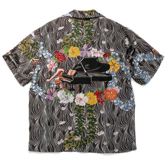 Kapital Silk Rayon Piano pt Aloha Shirt