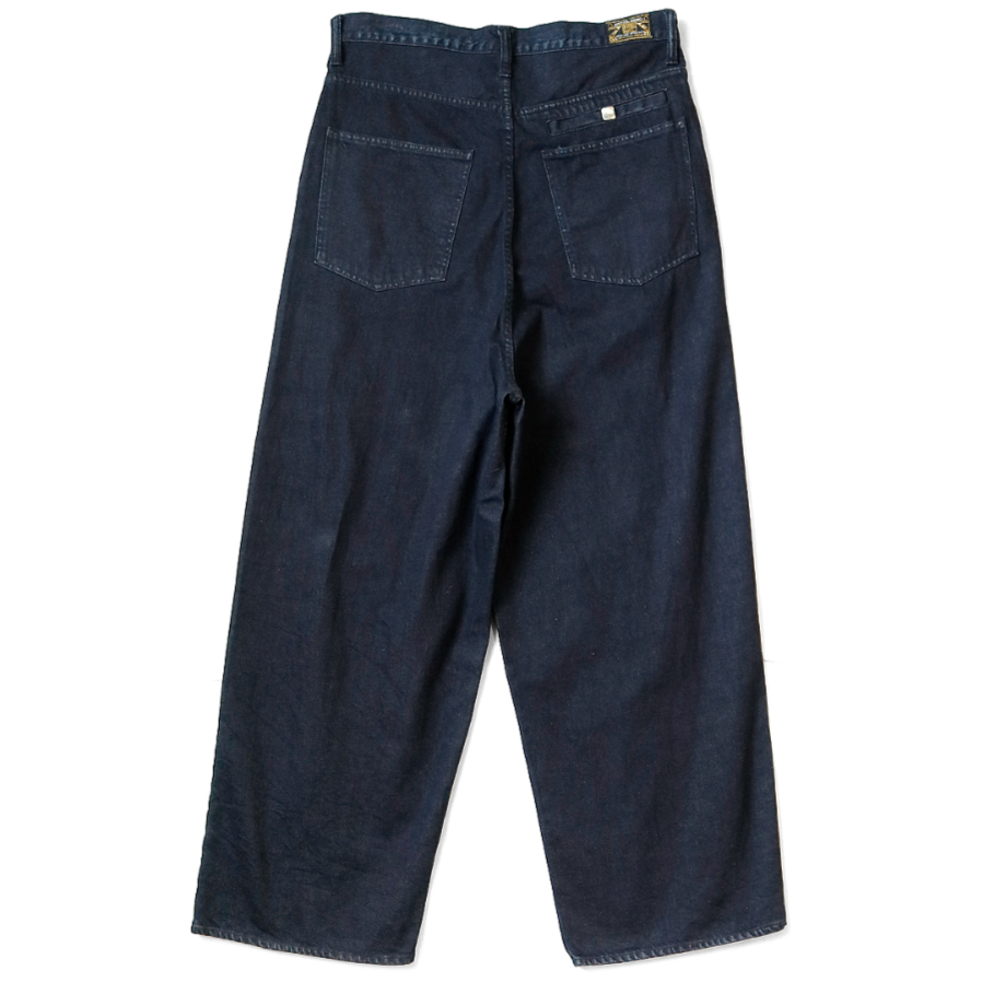 Kapital 12oz Yagasuri Jacquard Denim Port Baggy Pants