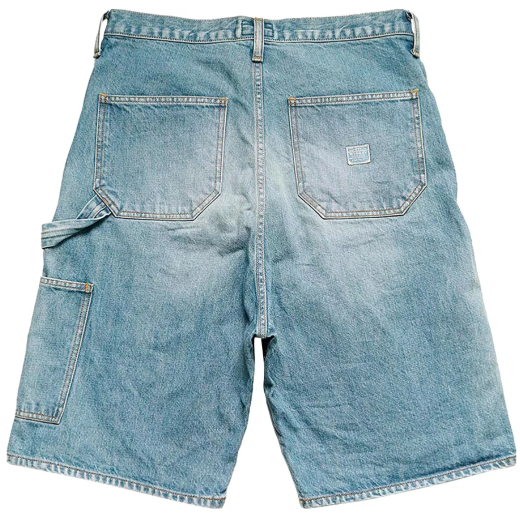 Kapital 14oz Denim Short Pants Studs Remake (Indigo Processing)