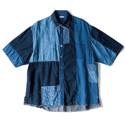 Kapital IDG Patchwork Kathmandu Shirt (Short Sleeve) 2022