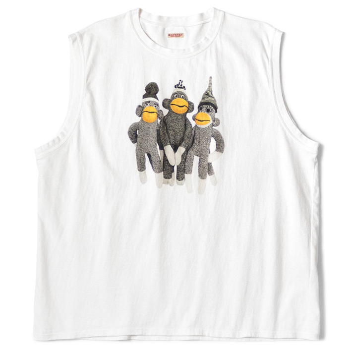 Kapital Jersey Sleeveless Big-T (Monkey Amigo)